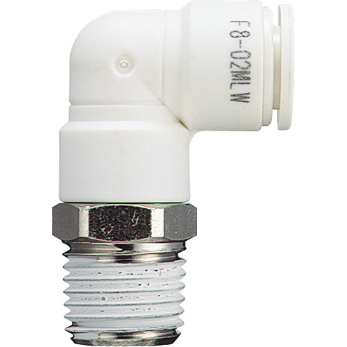 ﾀｯﾁｺﾈｸﾀｰﾌｧｲﾌﾞ ﾒｲﾙｴﾙﾎﾞ W(白)4mm･R1/8 1個画像