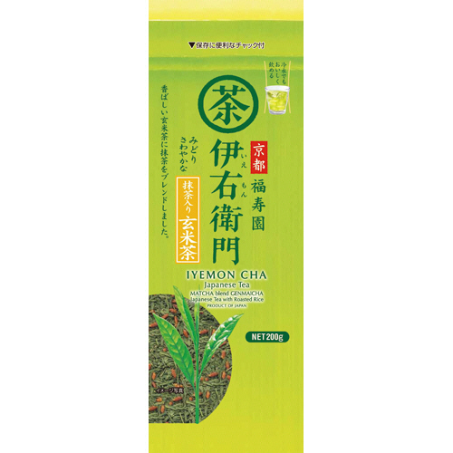 伊右衛門 抹茶入り玄米茶 200g 1袋画像