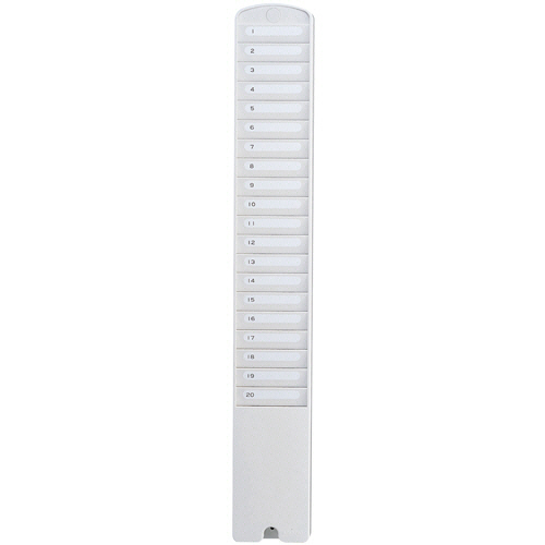 ID･ICｶｰﾄﾞ専用ﾗｯｸ 20枚用 白 1台