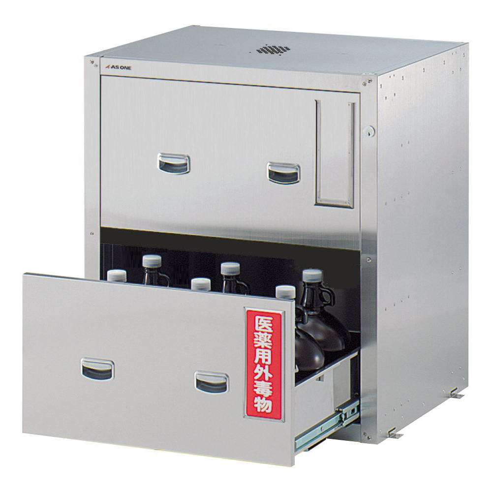 セフティキャビネット ガロン瓶用 スタンダード 705×600×800mm画像