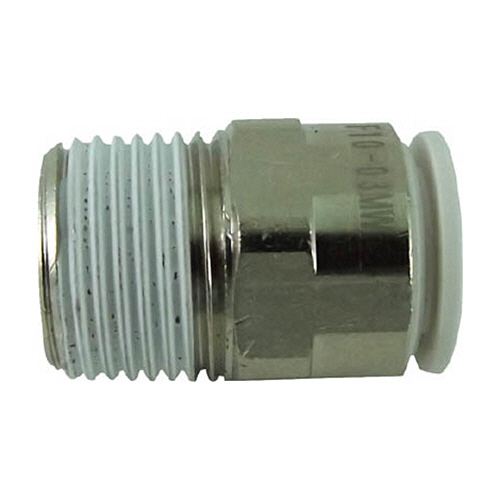 ﾀｯﾁｺﾈｸﾀｰﾌｧｲﾌﾞ ﾒｲﾙｺﾈｸﾀｰ W(白)10mm･R3/8 1個画像