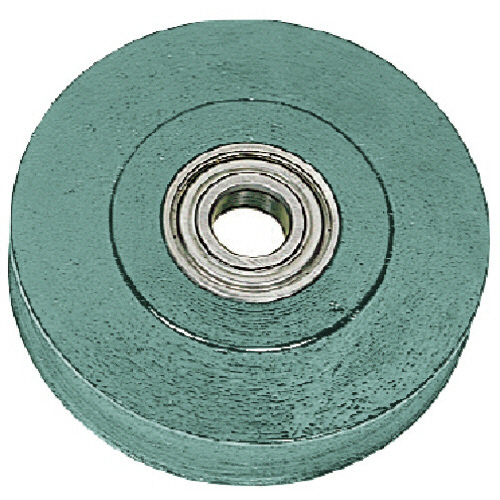 強力型滑車用ｼｰﾌﾞ ﾍﾞｱﾘﾝｸﾞ入 車径100mm 1個画像