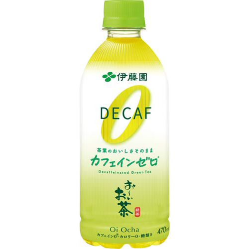 おーいお茶カフェインゼロ４７０ｍｌ　２４本入画像