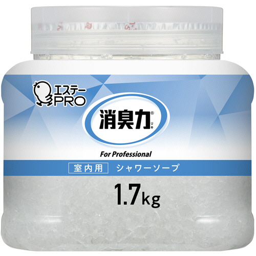 消臭力 業務用消臭剤 ｸﾗｯｼｭｹﾞﾙﾀｲﾌﾟ 室内用 ｼｬﾜｰｿｰﾌﾟ 本体 1.7kg 1個画像