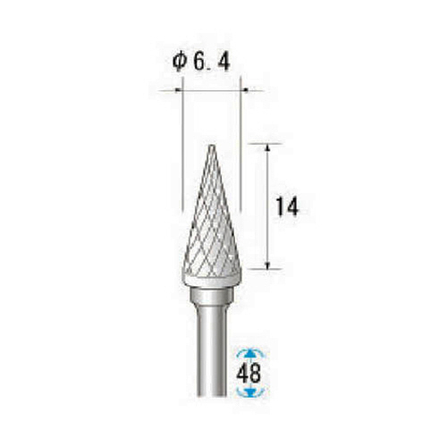 超硬ｱﾛｲｶｯﾀｰ 1本画像