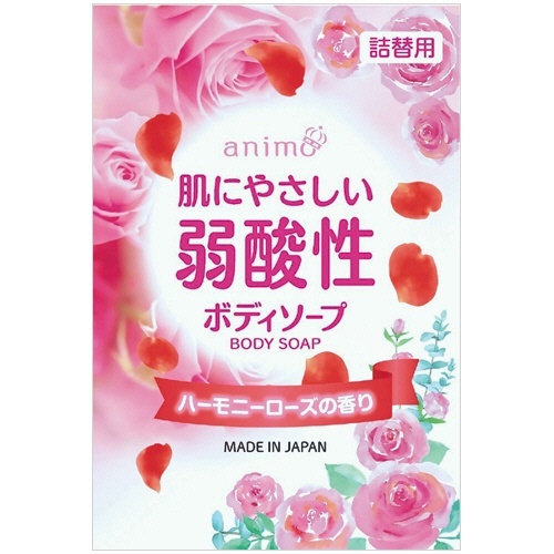 肌にやさしい弱酸性ボディソープ ハーモニーローズ 詰替用 340mL 1個