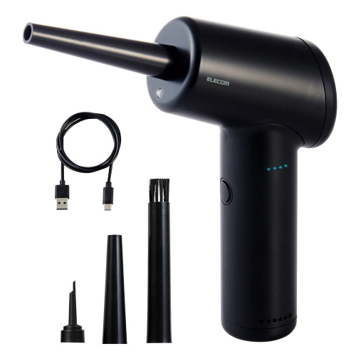 エアダスター　電動　ＵＳＢ充電式　ブラック画像