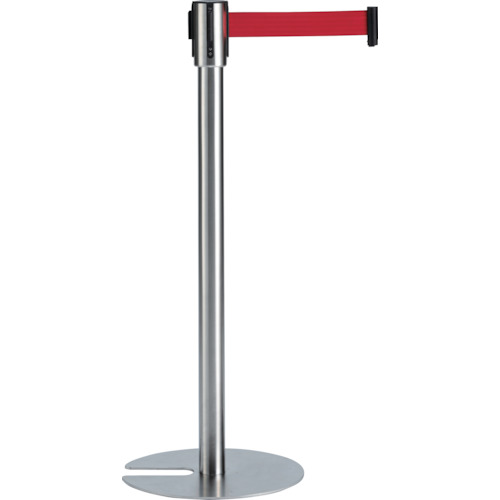 テラモト　ベルトパーテーションスタンドＵＮ　ステンベルト青