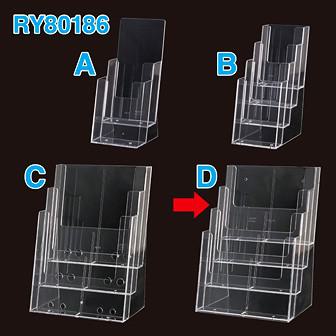カタログホルダー （A4・4段）画像