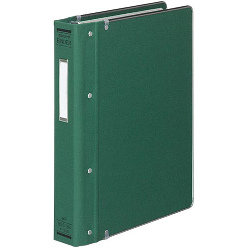 バインダーＭＰ　Ｂ５縦２００枚収容　総布貼　緑４冊画像