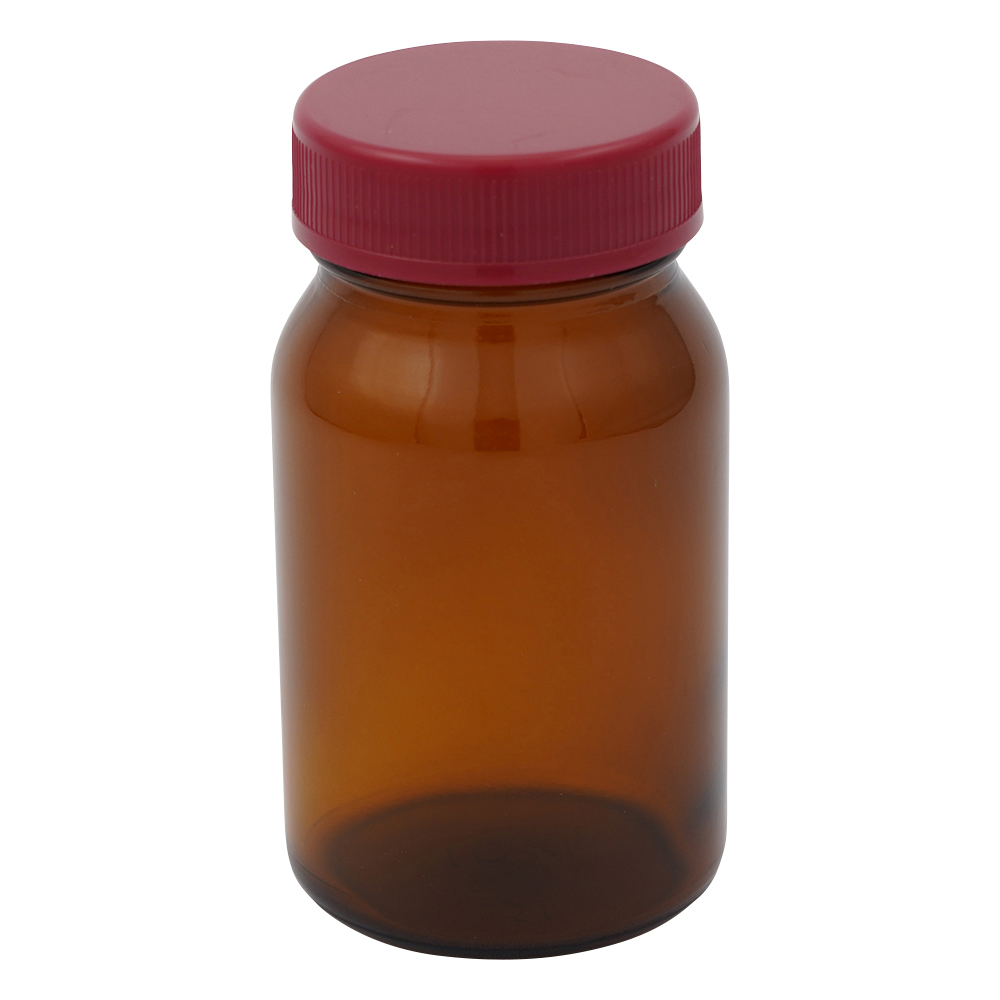 規格瓶（広口）　茶褐色　108mL画像