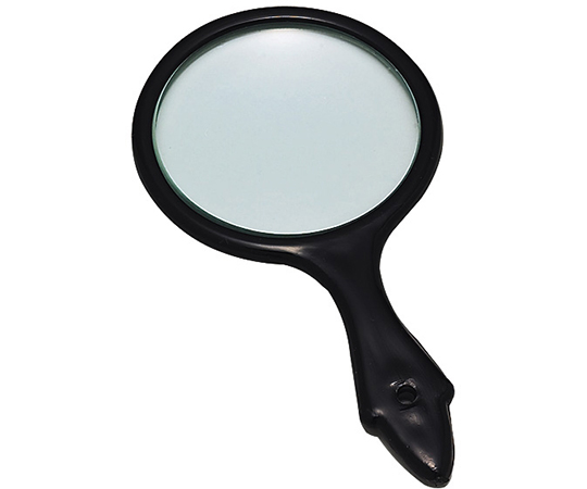 手持ちルーペ　拡大鏡　ガラスレンズ　3.5倍　36mm
