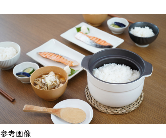 みのり丈膳 炊飯土鍋（2合炊き） 鮮やかな色合いのつやのある表面と丸みを帯びた形状が特徴の土鍋