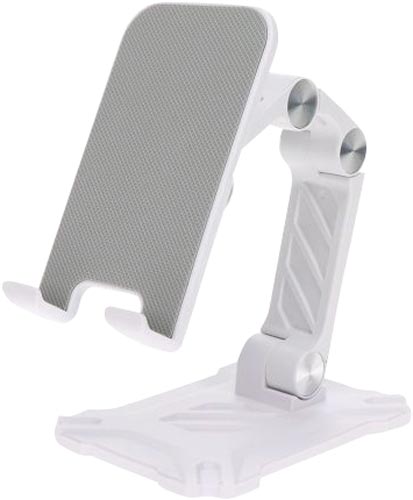 高さも角度も自由形スマホ＆タブレットスタンド　ＷＨ画像