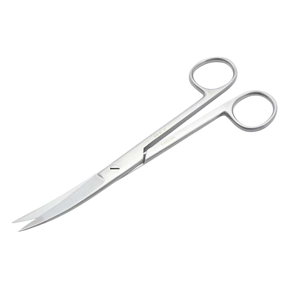 外科剪刀　両尖・曲　180mm画像
