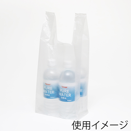 商品のお持ち帰りに！半透明のレジ袋