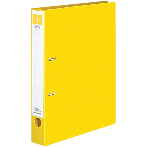 Ｄリングファイル＜ＥＲ＞黄Ａ４縦背幅４５ｍｍ１０冊画像