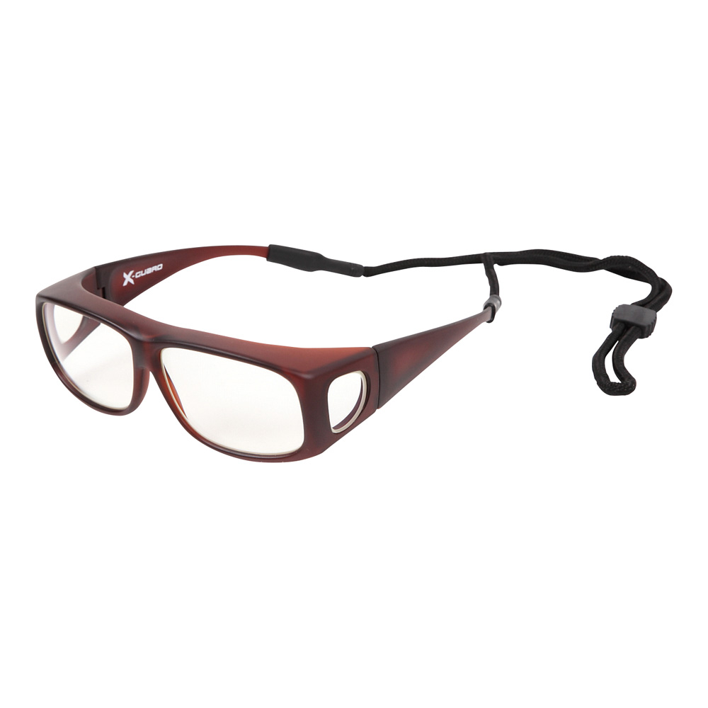 放射線防護グラス Xガード ゴーグル マットブラウン