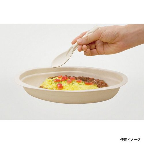 使い捨てフォーク BBカトラリー フォーク 単袋入 150mm パックスタイル 透明なパッケージに収められた一口サイズのフォークが見える状態