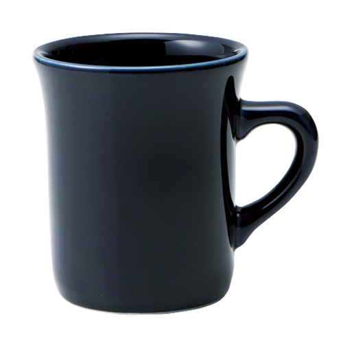 マグカップ 420ml L Cozyマグ 陶器 ネイビー画像