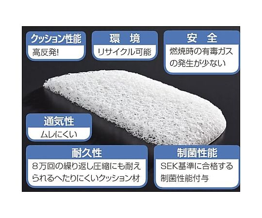 ビジネスチェアー(グリーン) 鮮やかなグリーンの生地で包まれたエルゴノミクスデザインの背もたれが特徴的なチェア。