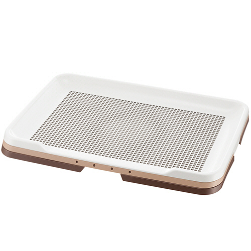 お掃除簡単ｽﾃｯﾌﾟﾄﾚｰ ﾜｲﾄﾞ ﾀﾞｰｸﾌﾞﾗｳﾝ 1個画像