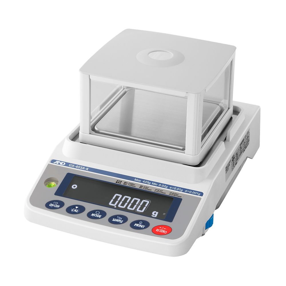 検定付き校正用分銅内蔵型天びん GX-A-Kシリーズ  ひょう量:420g 最小表示:0.01g画像