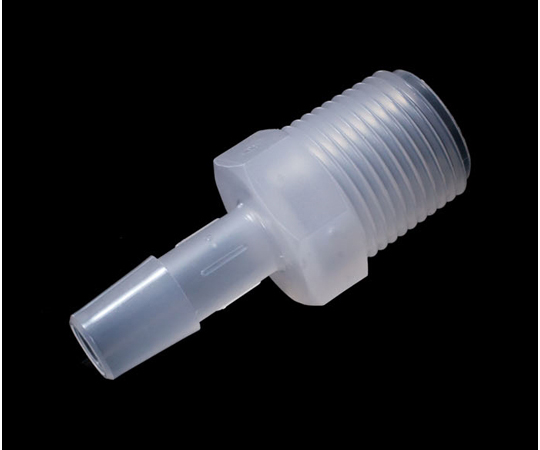 PP R3/8オスネジ付きストレートアダプター 軟質チューブ内径8.0mm（5/16"）用　10個入画像