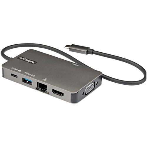 USB　Type-Cマルチ変換アダプター　100W　PD対応　ブラック&グレー　1個