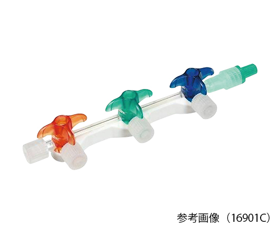 ディスコフィックスCマニホールド 板なしタイプ 2連（白・青）1箱（50個入）16801C画像