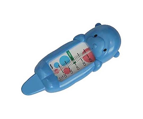 湯温計 ラッコちゃん ブルー画像