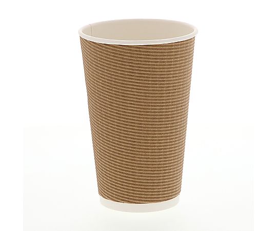 エコクラフト断熱カップ 16オンス 約480ml クラフト 25個入画像