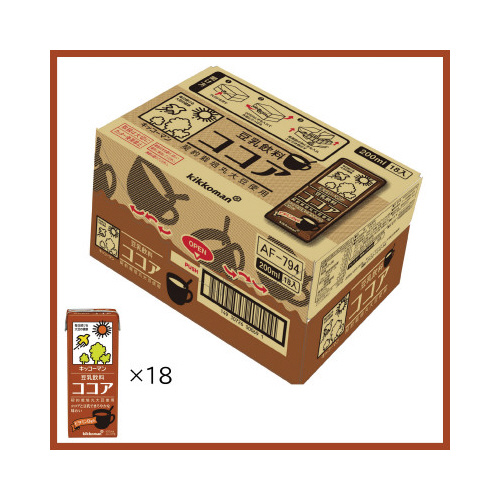 豆乳飲料ココア　１８本画像