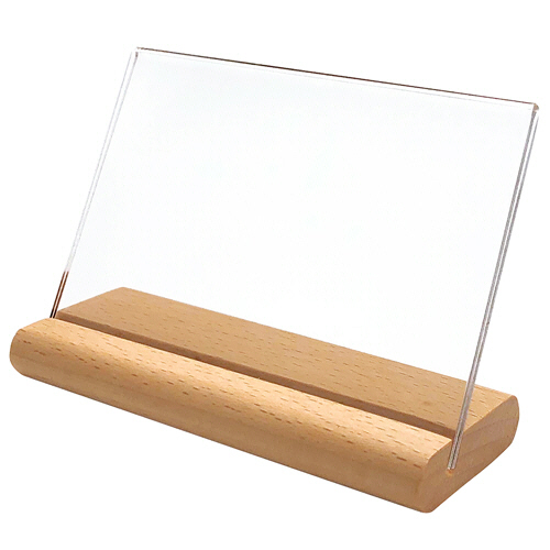 木製L型ｶｰﾄﾞ立て 名刺ｻｲｽﾞ 91×55mm 1個画像