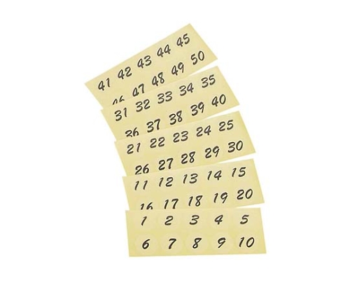 連番シール トーメー 黒文字 22400(51～100)画像