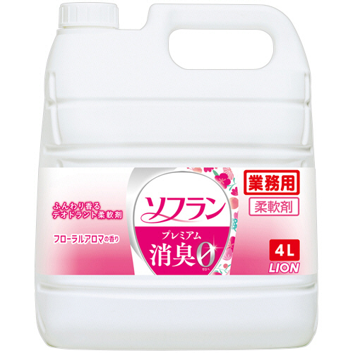 ｿﾌﾗﾝ ﾌﾟﾚﾐｱﾑ消臭 ﾌﾛｰﾗﾙｱﾛﾏの香り 業務用 4L 1本画像