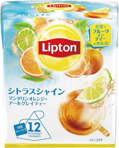 リプトン　フレーバーティー　シトラスシャイン１２Ｐ画像