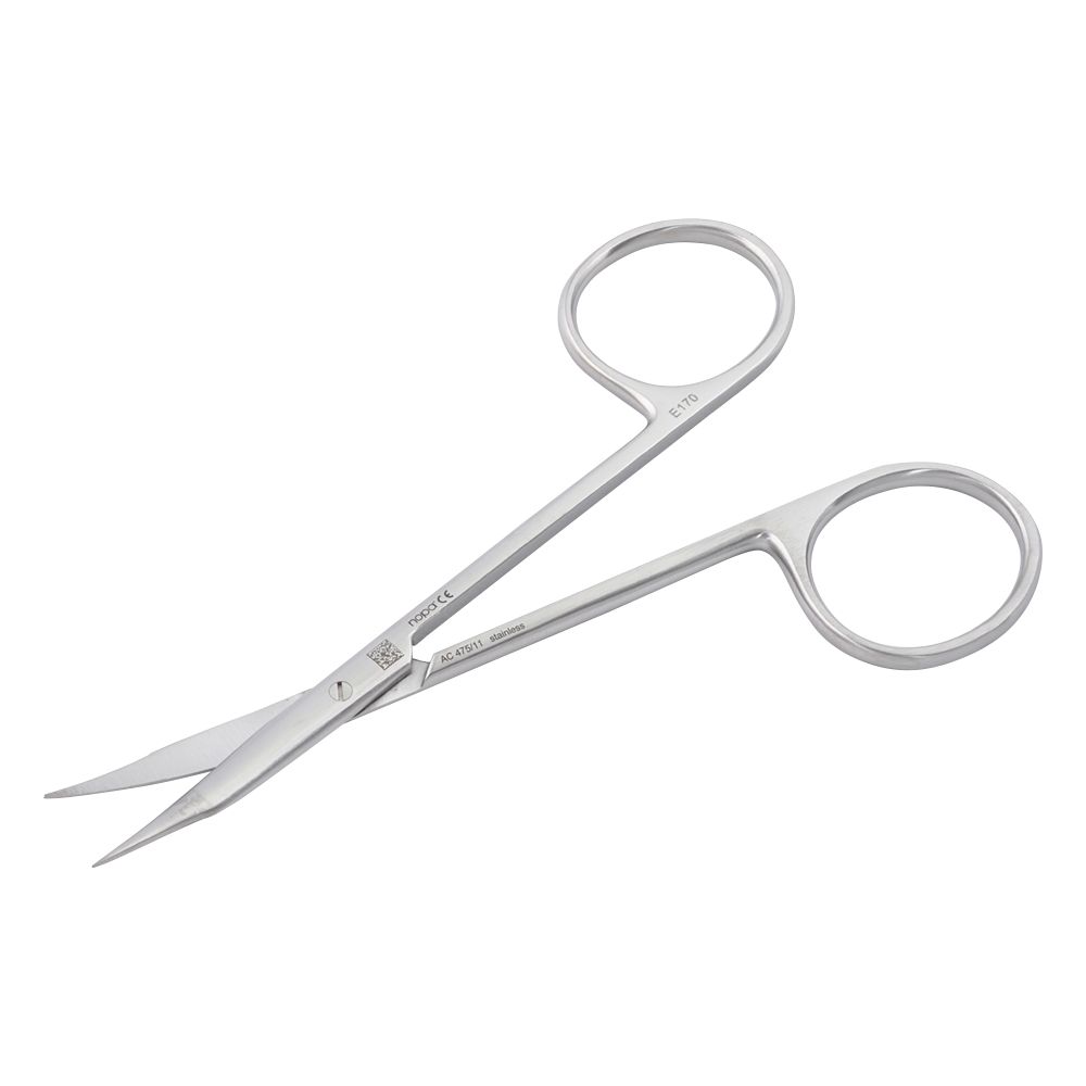 スティーブンス剪刃　曲（鋭）　115mm