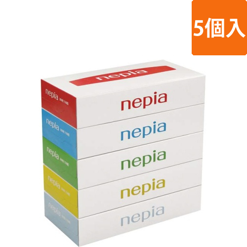 ネピアティシュ　150W×5箱パック