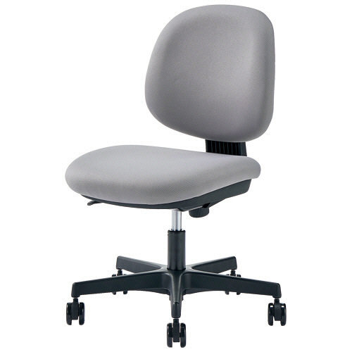 RC-1ﾁｪｱ 肘なし 本体:ﾌﾞﾗｯｸ 背･座:ｸﾞﾚｰ 1脚