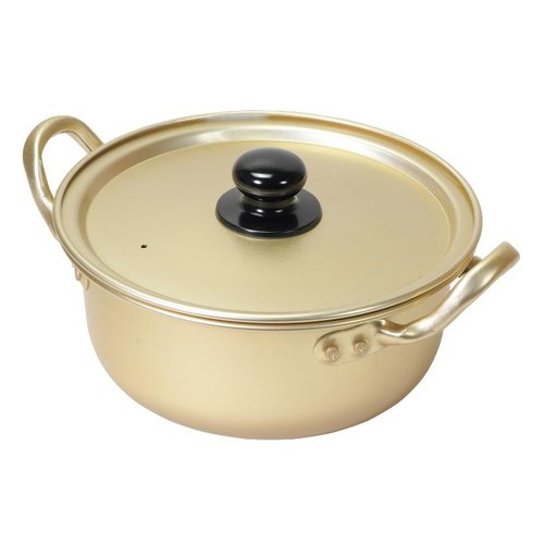 調理道具 韓味家 アルミ製深型ラーメン鍋18cm パール金属 [ケース販売]