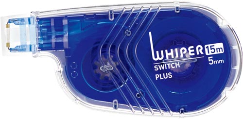 修正テープ　ホワイパースイッチ　５ｍｍ　青　１０個