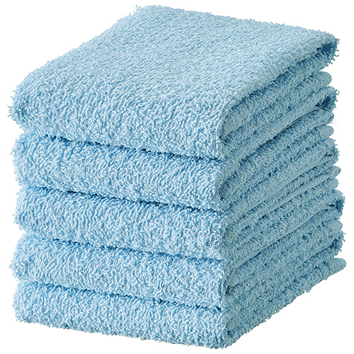 おしぼりﾀｵﾙ ﾌﾞﾙｰ 1ﾊﾟｯｸ(10枚)画像