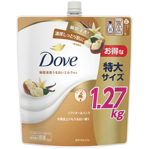 ﾀﾞｳﾞ ﾎﾞﾃﾞｨｳｫｯｼｭ ｼｱﾊﾞﾀｰ&ﾊﾞﾆﾗ つめかえ用 1270g 1個画像