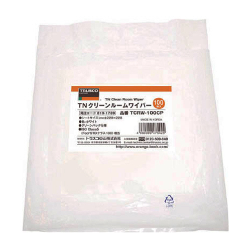 TNｸﾘｰﾝﾙｰﾑﾜｲﾊﾟｰ100 228×228mm 1袋(100枚)画像