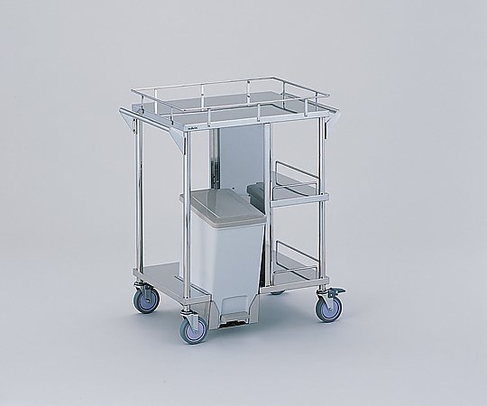 足踏式処置車 引出し無し/ペール前向き 600×450×855mm画像