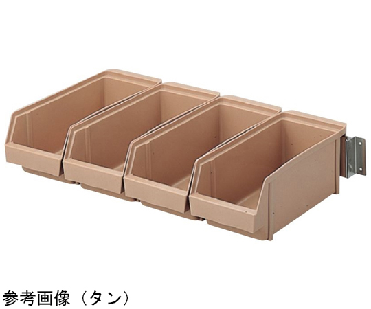 スギコ オーガナイザー壁掛式4列（4ヶ入）タン画像
