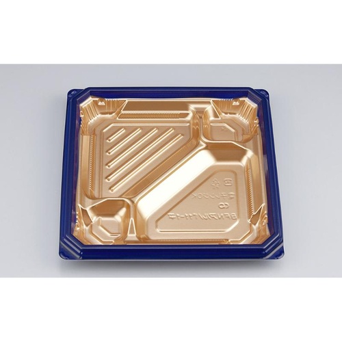 シーピー化成 弁当容器 BFNアルバ11-1平 ロゼGN 本体画像