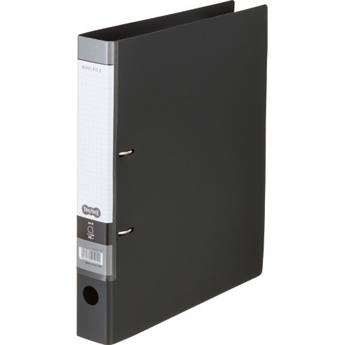 Dﾘﾝｸﾞﾌｧｲﾙ A4ﾀﾃ 2穴 280枚収容 28mmとじ 背幅45mm ﾀﾞｰｸｸﾞﾚｰ 1ｾｯﾄ(10冊)画像