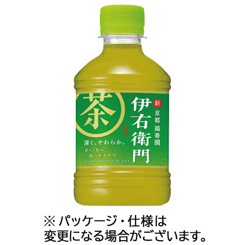 緑茶 伊右衛門 280mL ﾍﾟｯﾄﾎﾞﾄﾙ 1ｾｯﾄ(48本:24本×2ｹｰｽ)画像